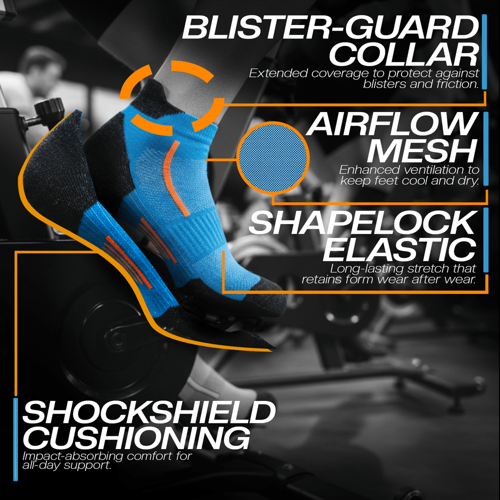 Super Sporty Edition Cushioned Ankle Sports Socks Pack – Sockscarving