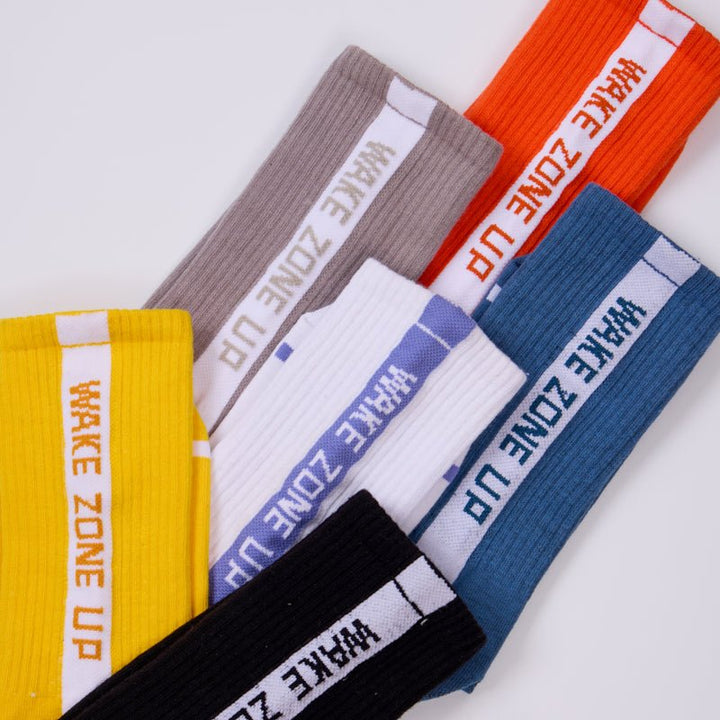 Zone-Up Full Length Sports Crew Socks Pack – Sockscarving