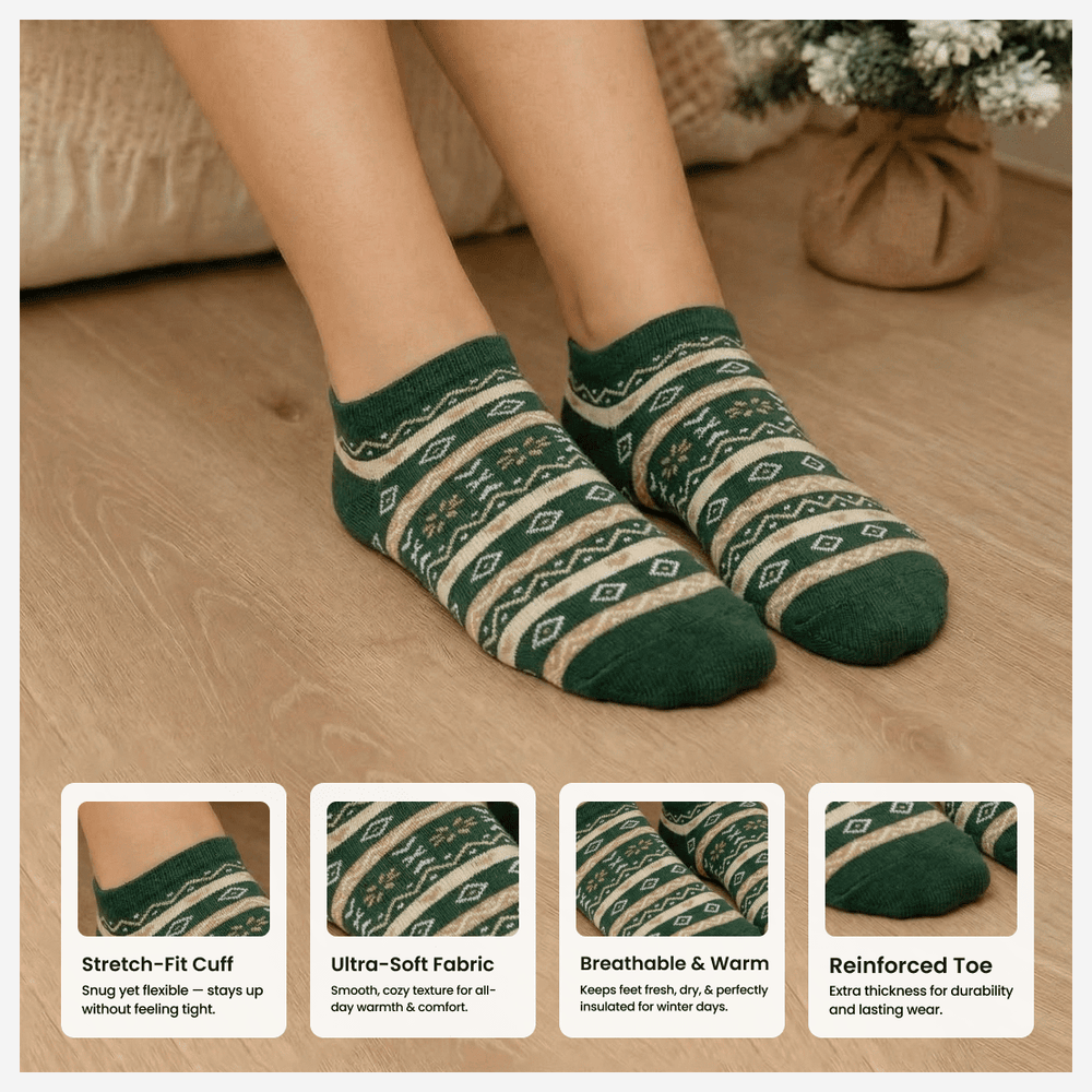 Ankle socks for women from Kool Edition with low cut design