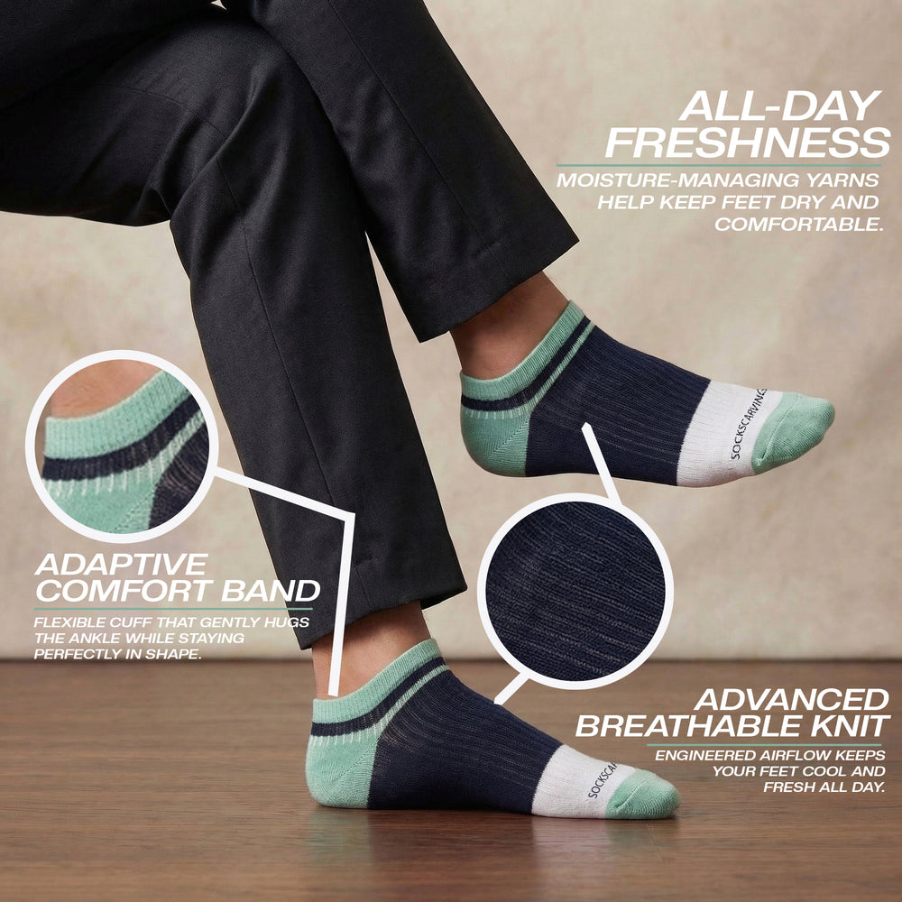 avik edition low cut ankle cotton socks