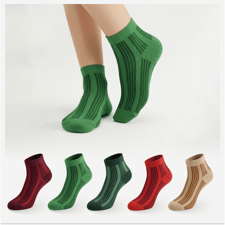 Awning Edition cotton ankle socks for everyday comfort-Sockscarving Awning edition-