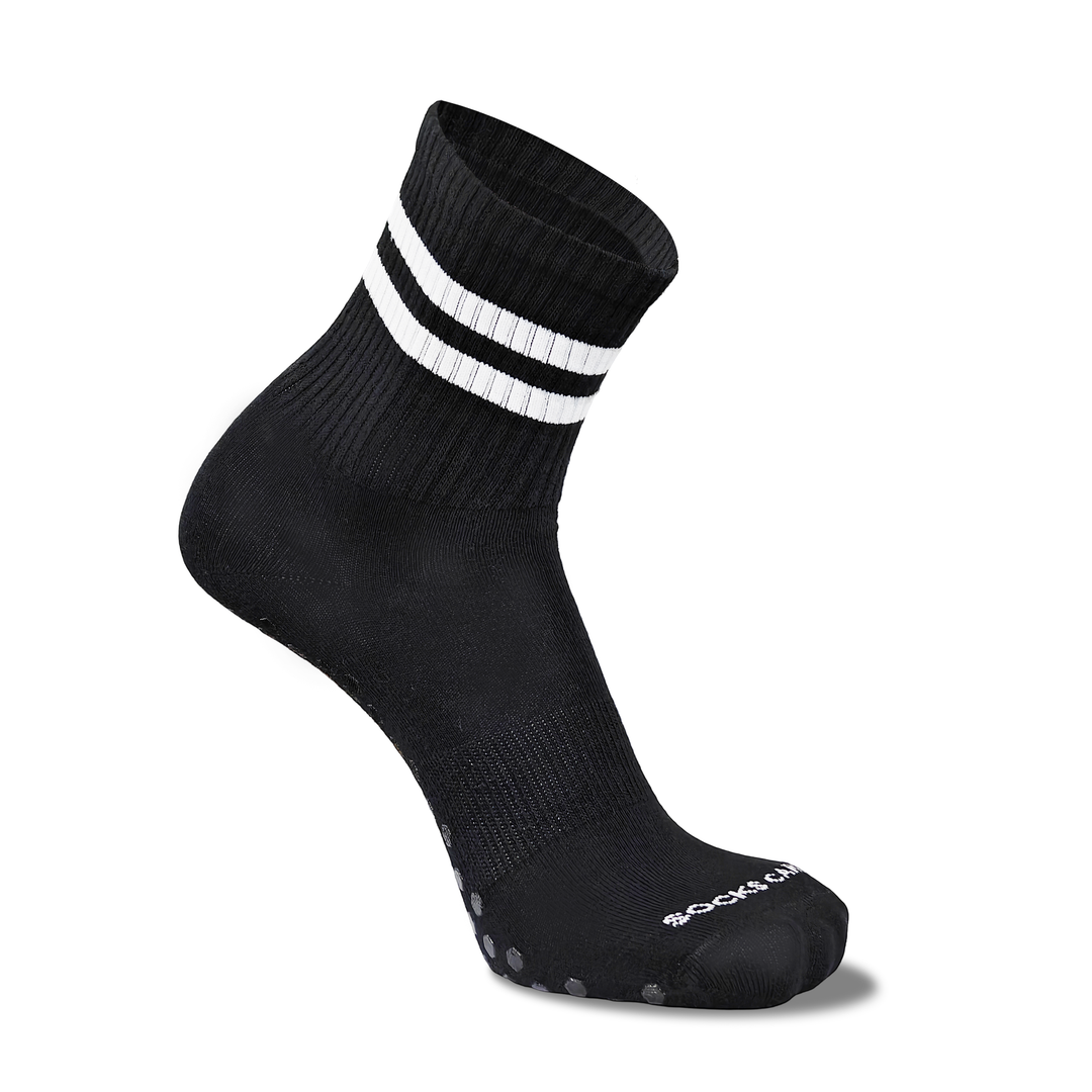 Silicon Grip Socks- Black, Blue, White, Grey (Best For Yoga, Gym, Sports, Pilates)