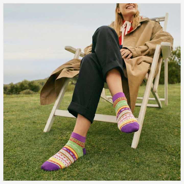 Colorful ankle socks Tragic Edition stylish casual wear