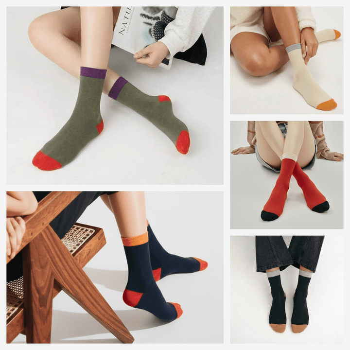 Cozy cotton women’s socks ideal for indoor and outdoor use