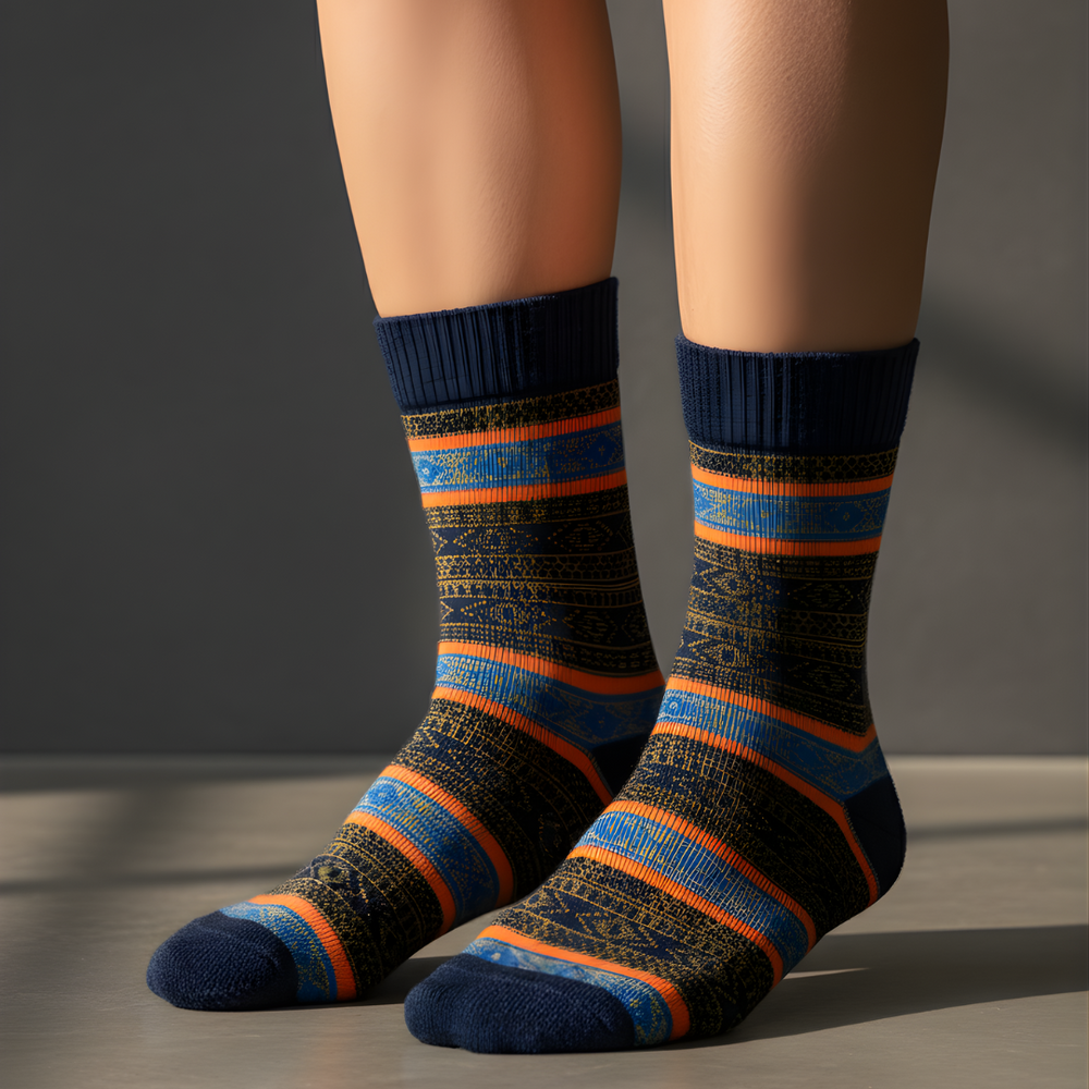 Crew length winter socks from Supermicro Edition for everyday casual wear