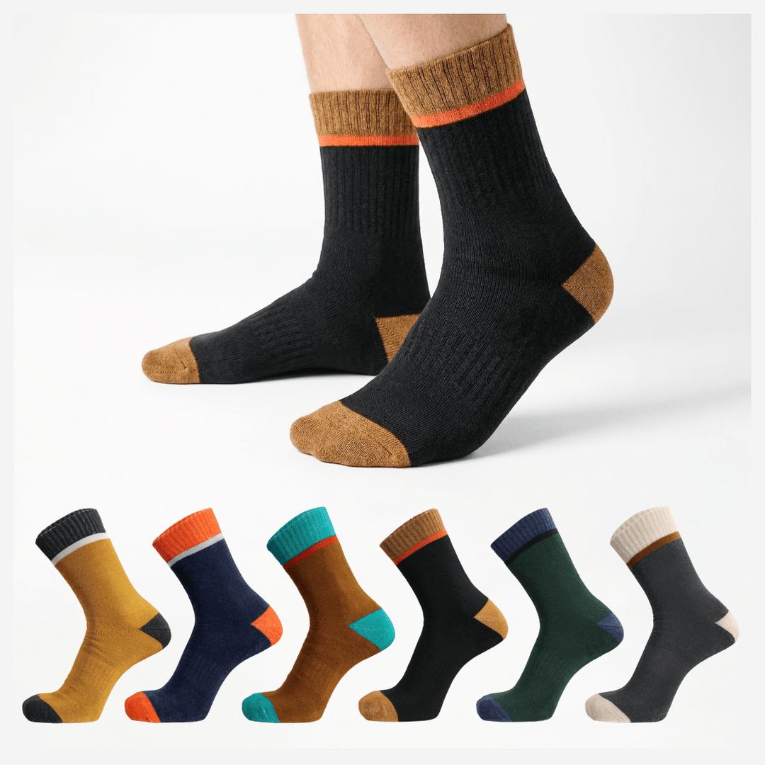 elegance socks pack of 6 premium cotton full length breathable unisex socks