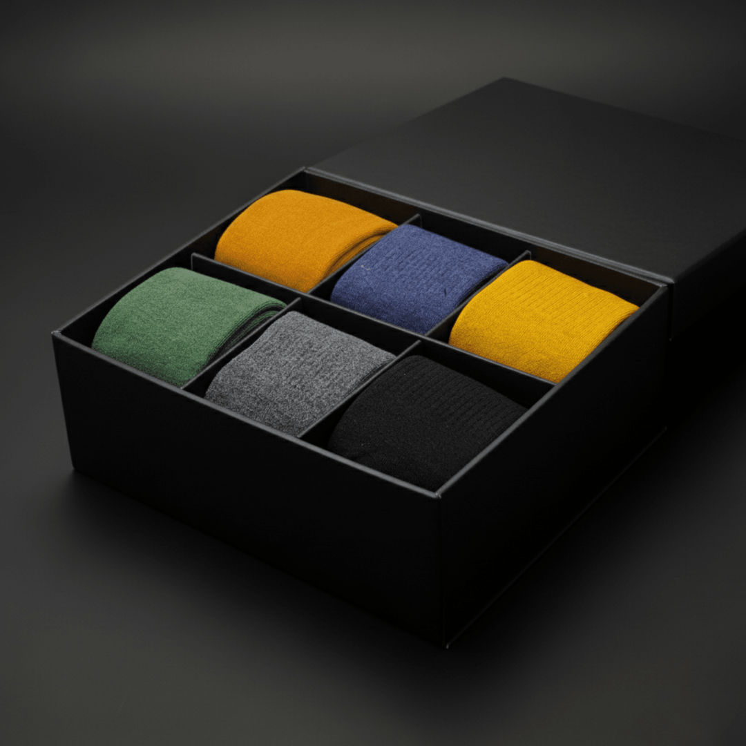 elegance socks pack of 6 premium cotton full length breathable unisex socks2