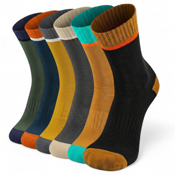 elegance socks pack of 6 premium cotton full length breathable unisex socks9