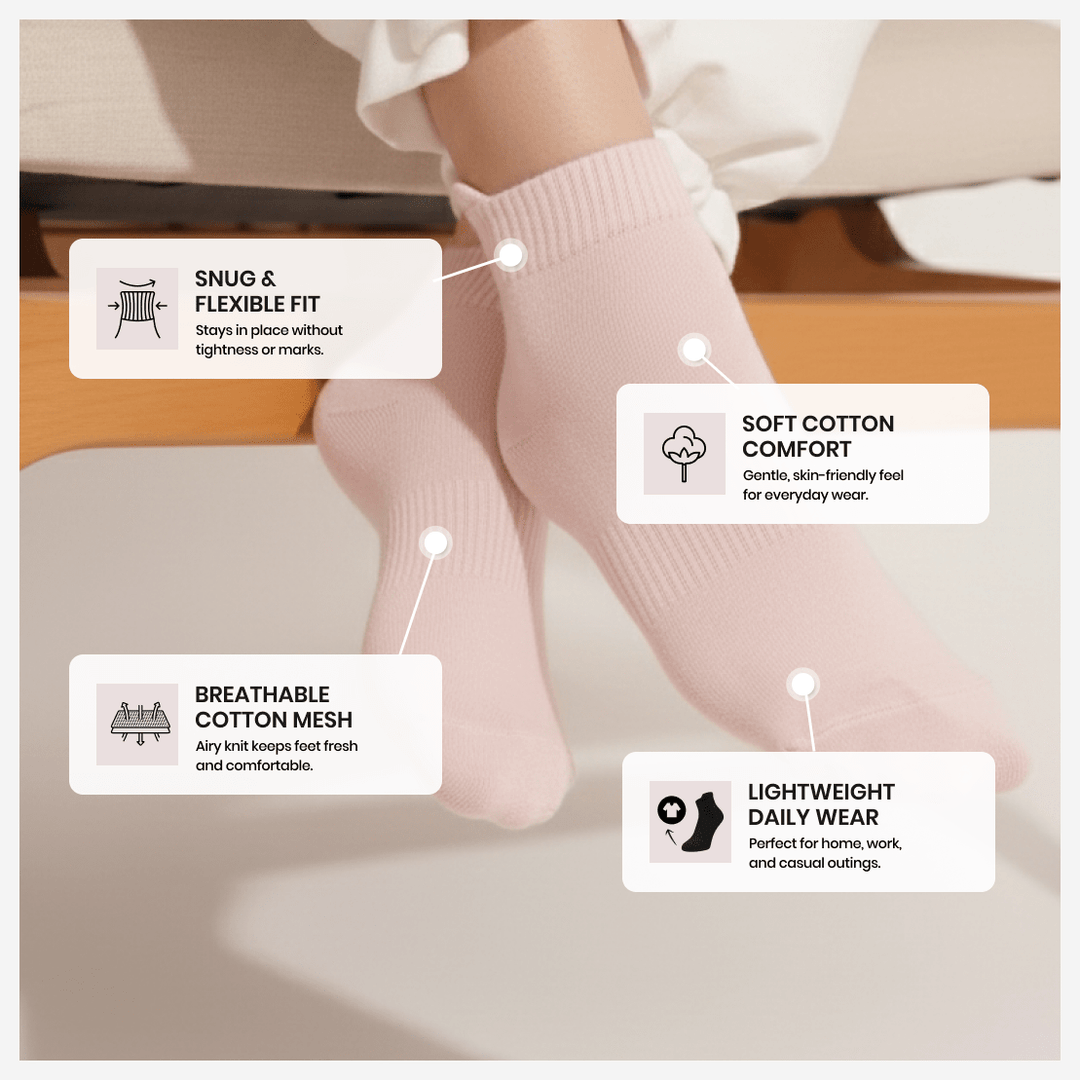 Everyday casual socks Minimal Luv Edition for daily comfort-Sockscarving Minimal luv Edition-