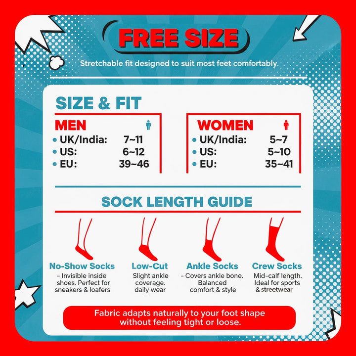 Everyday full-length red white socks for comfort-Sockscarving® PopHeart Pop Full-Length Edition-