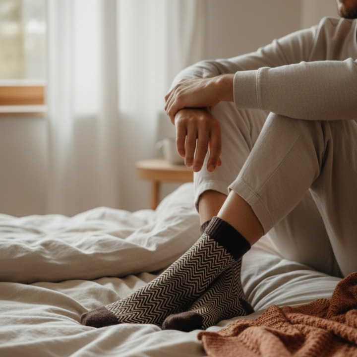 Everyday wear herringbone socks crafted for softness and long wear