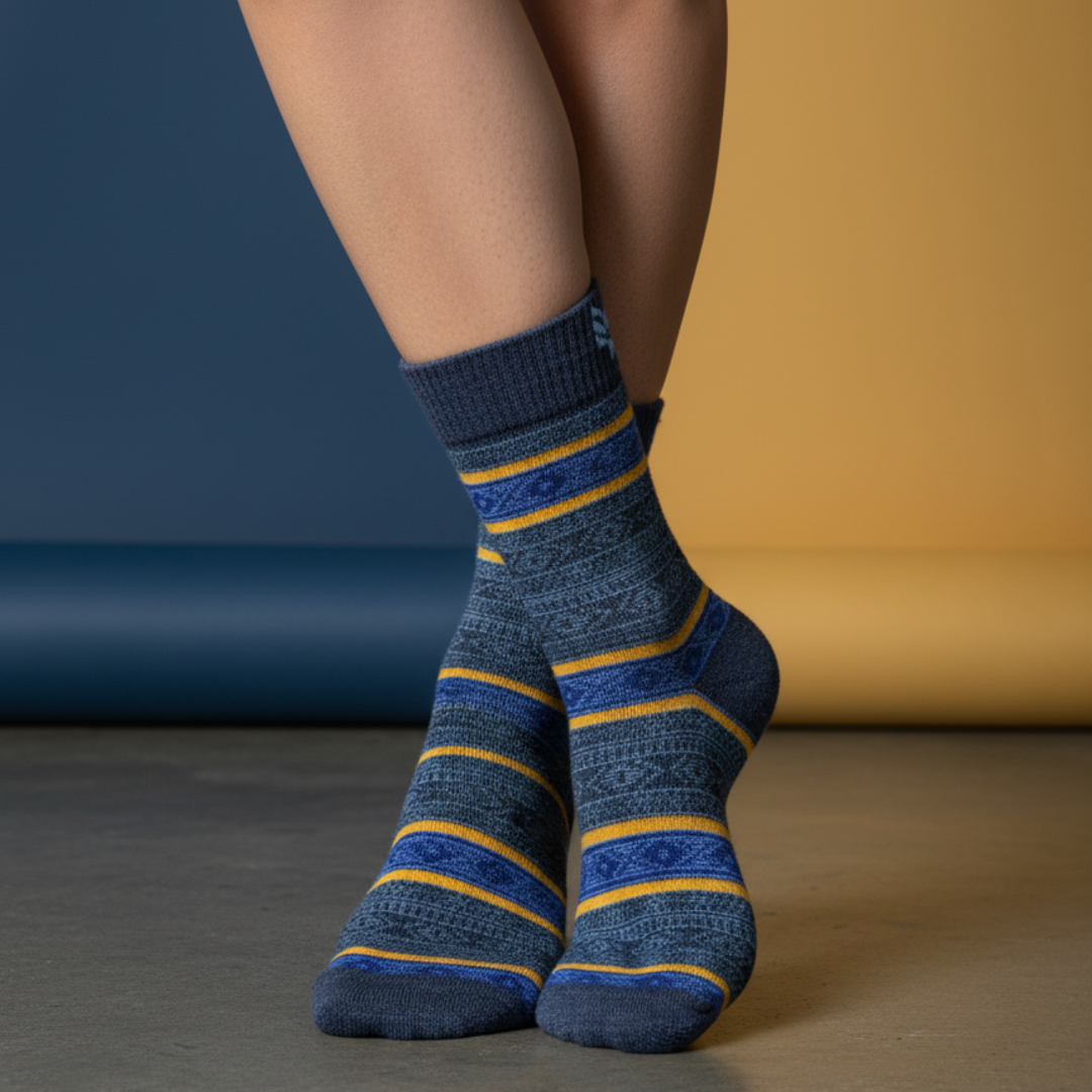 Fur winter crew socks from Supermicro Edition designed for warmth and softness