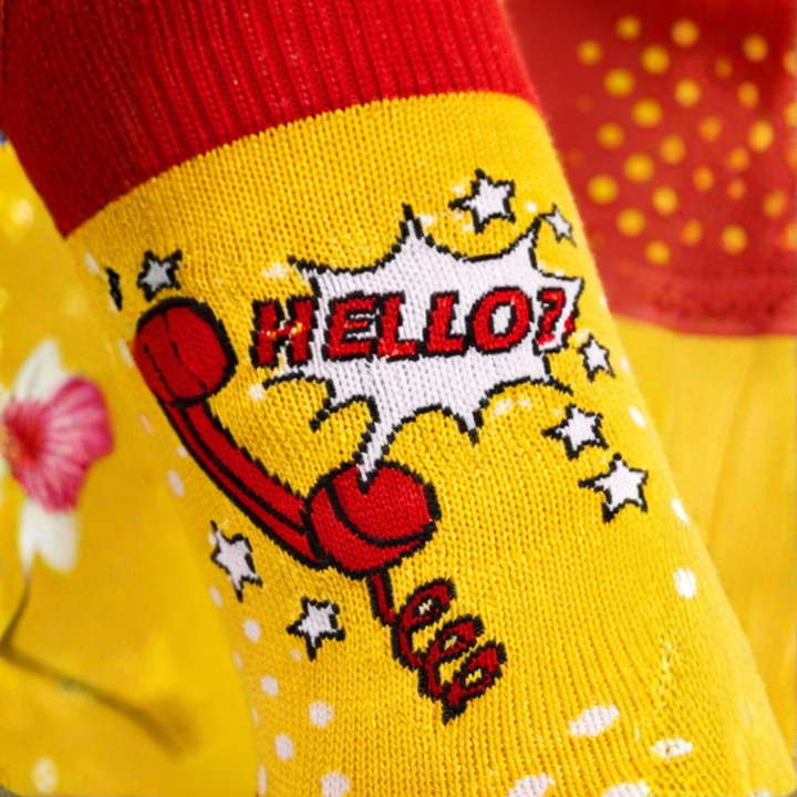 Hello Pop socks for casual and streetwear outfits
