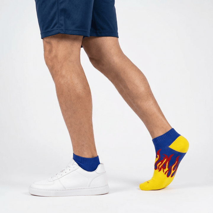 FIRE NO-SHOW - YELLOW/BLUE- RED FLAMES