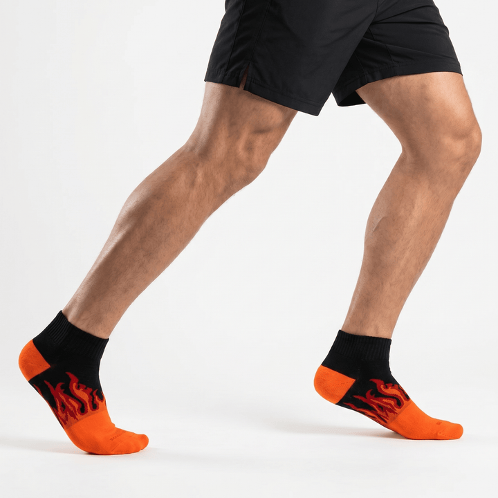 FIRE NO-SHOW - ORANGE/BLACK - RED FLAMES