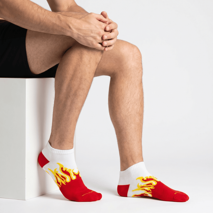 FIRE NO-SHOW - RED/WHITE- YELLOW FLAMES
