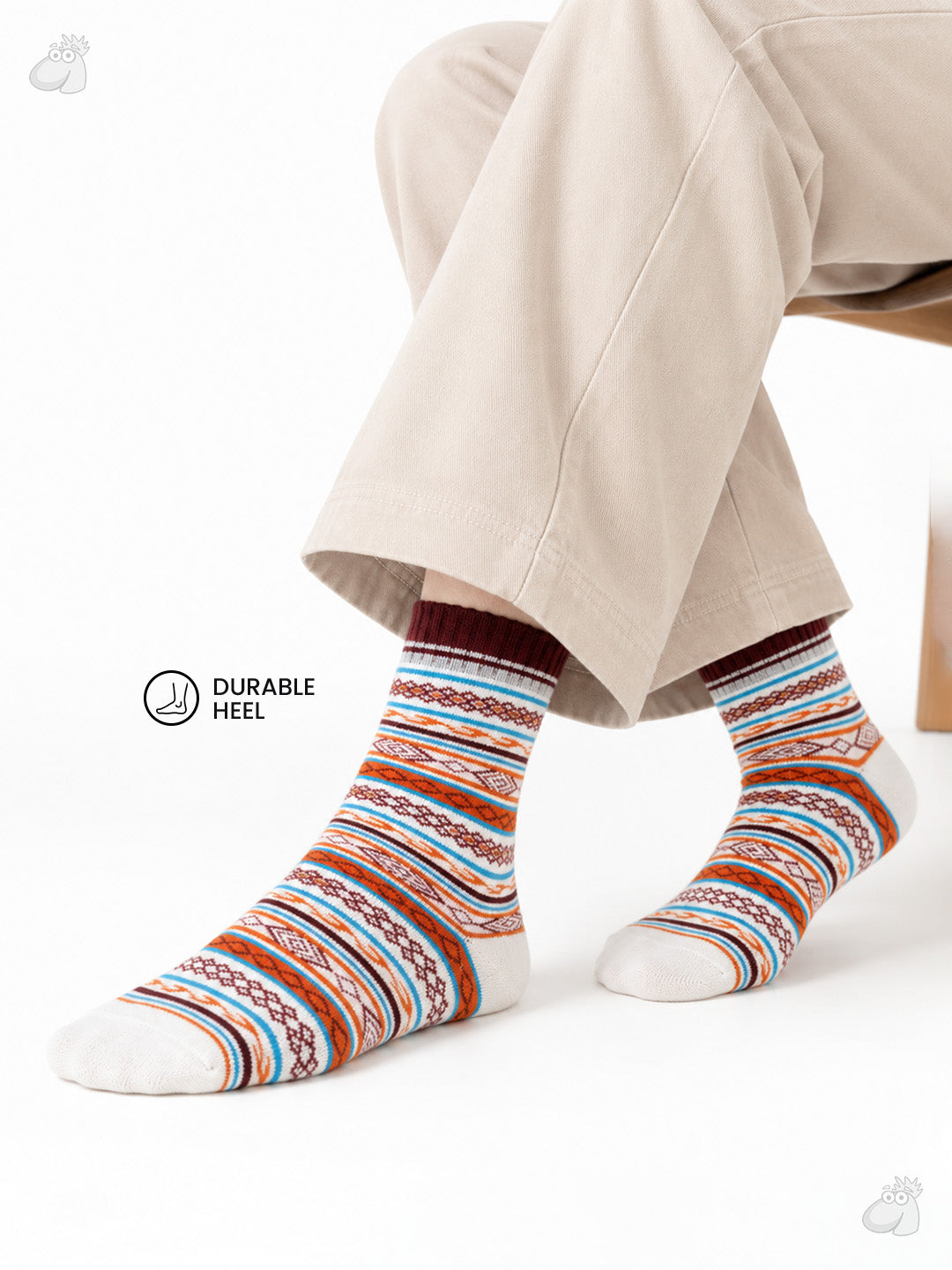 Multicolor Cushion Full-Length Wool Edition
