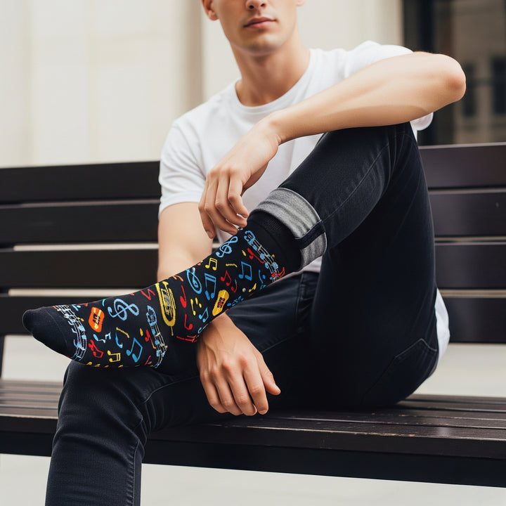 Limited edition socks for men in India designed for everyday wear-Sockscarving&