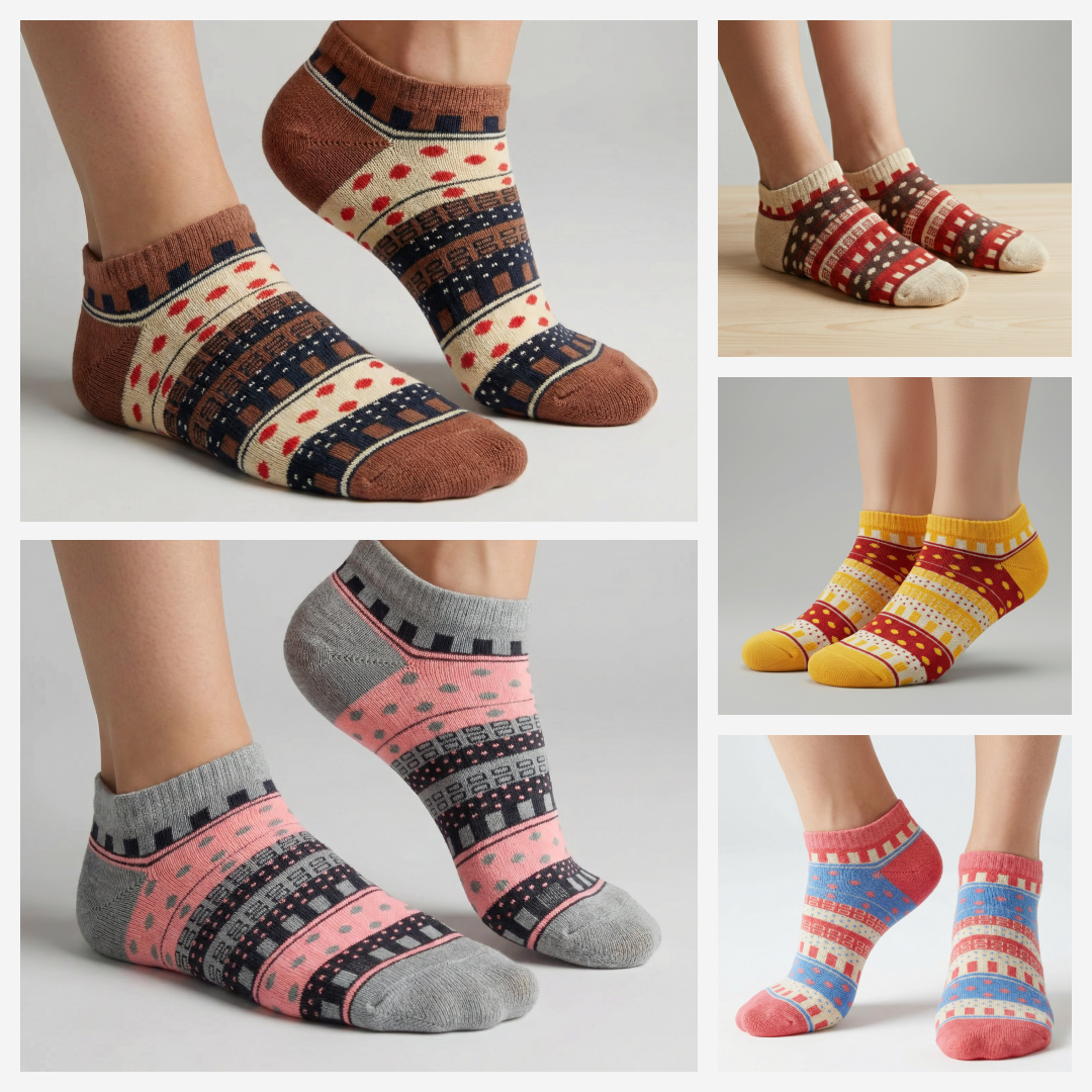 Low cut ankle socks pack with soft breathable fabric