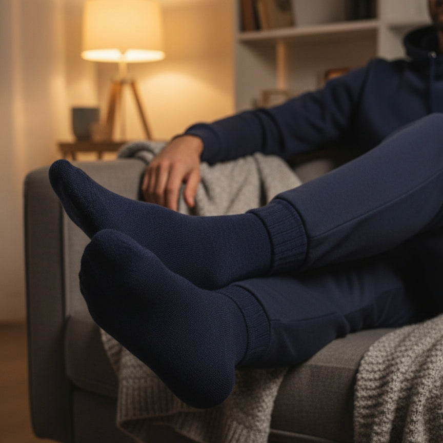 Men’s wool socks winter pack providing warmth and breathability