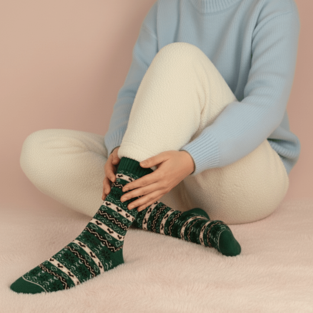 Comfortable full-length socks for daily wear-Sockscarving® Kool Comfort Full-Length Edition-