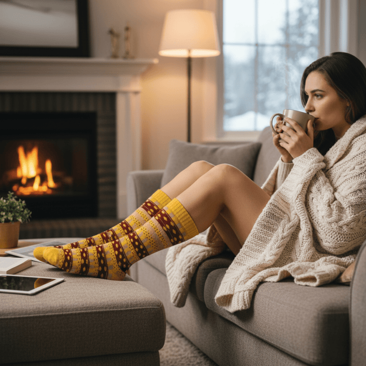 neos-winter-socks-pack-women4-Sockscarving® Neos Cozy Full-Length Winter Edition (Pack of 5 | Women)-