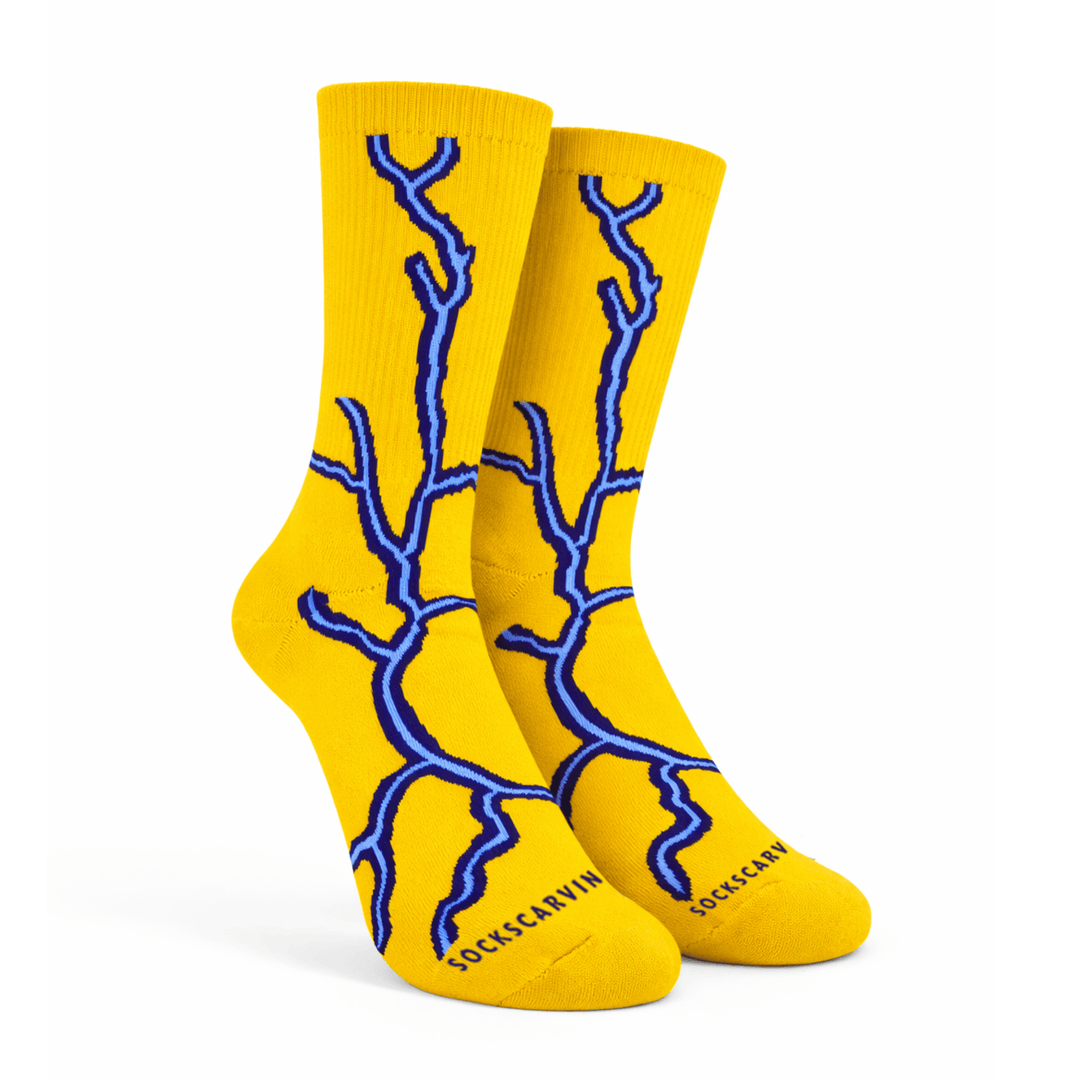 new lightning edition yellow full length socks1