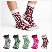 Nomad Script Edition cotton socks for everyday comfort-Sockscarving Nomad Script edition-