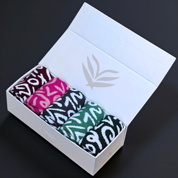 Nomad Script Edition socks made in India-Sockscarving Nomad Script edition-