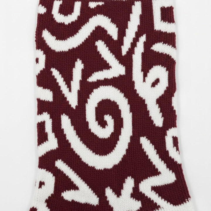 Nomad Script socks perfect for daily wear-Sockscarving Nomad Script edition-