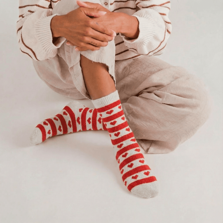 Pulse Furry Women’s Edition cosy socks made in India
-Sockscarving® Heartline Furry Edition-