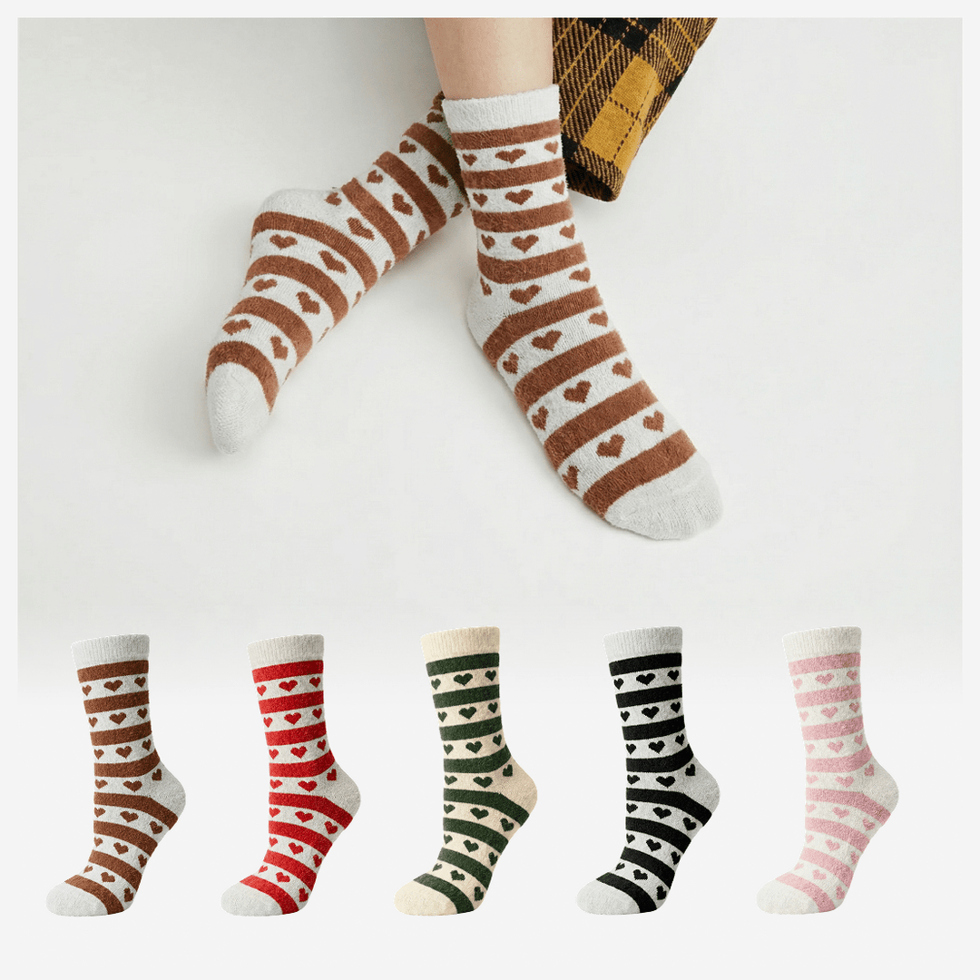 Pulse Furry Women’s Edition socks pack of 5 for cosy comfort
