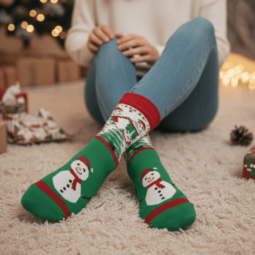 Snow Man Limited Edition socks made in India
-Sockscarving&