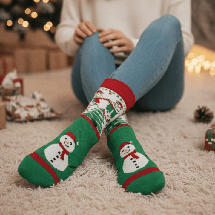 Snow Man Limited Edition socks made in India
