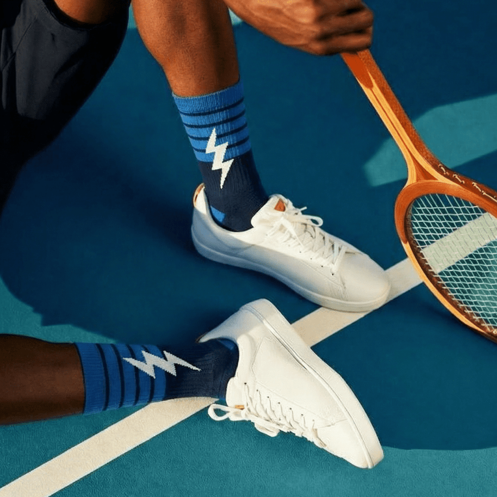 Sporty Boltflex cotton socks for active wear-Sockscarving Boltflex Court Socks-