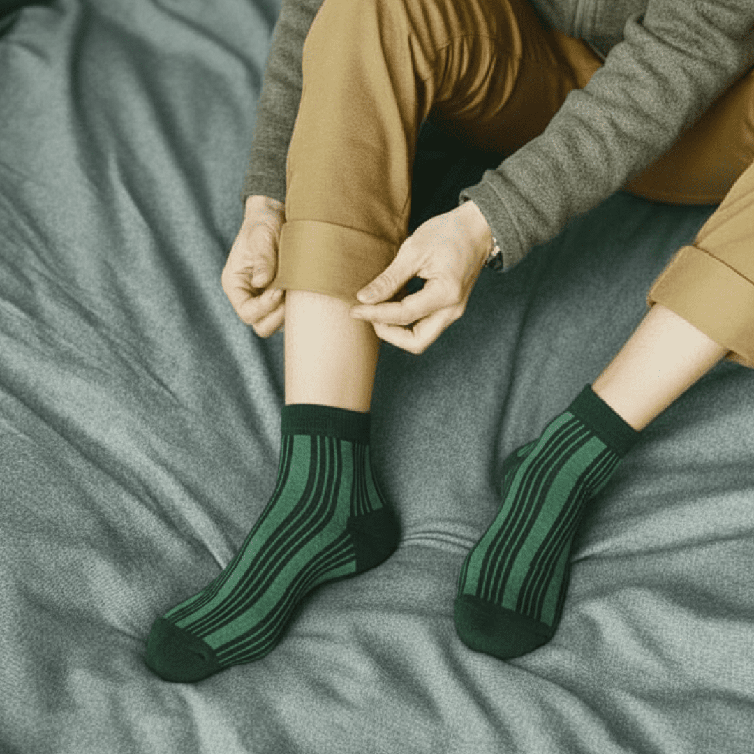 Unique pattern awning socks for casual wear