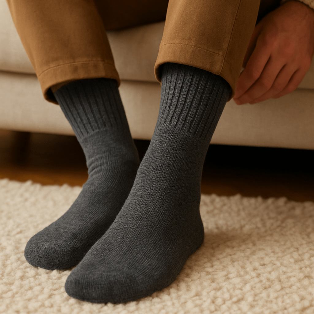 Super Wool Edition casual socks pack with smooth elastic fit-Super Wool Edition-