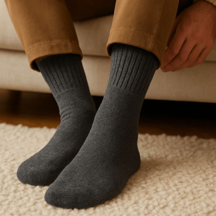 Super Wool Edition casual socks pack with smooth elastic fit-Super Wool Edition-