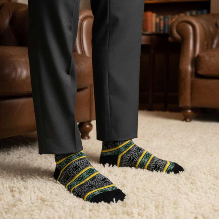 Supermicro Edition box of 5 socks made in India with premium winter finish  | Socks for Men