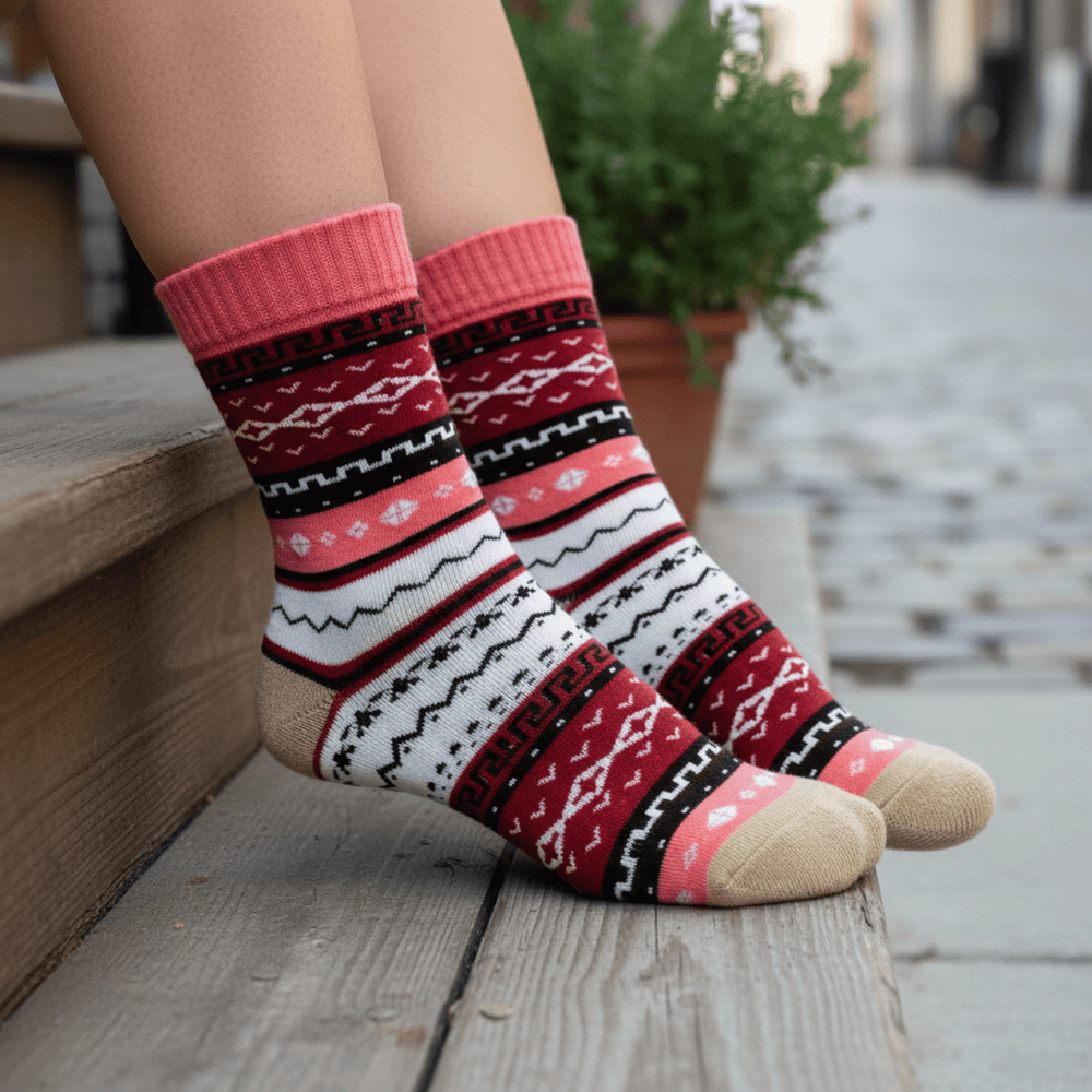 tragic-womens-full-length-socks1-Sockscarving® Tragic Cushion Full-Length Edition (Pack of 5 | Women)-
