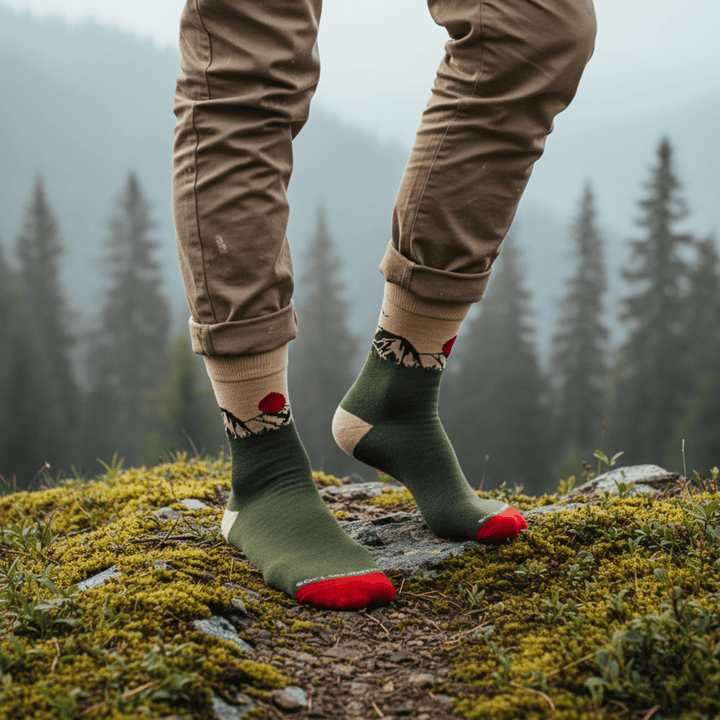 Wandersocks Edition Mountain full-length cotton socks