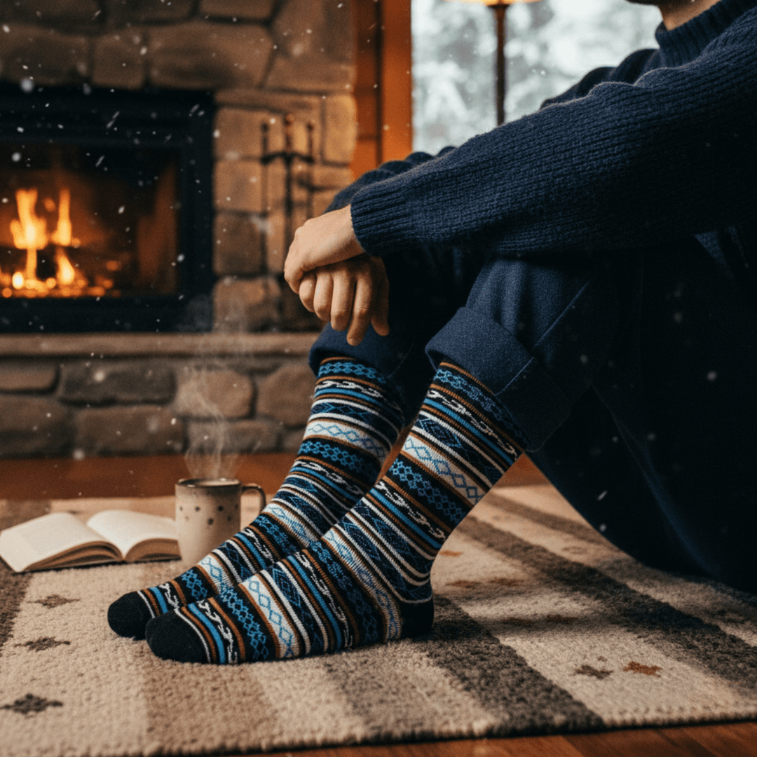 warm-wool-full-length-socks-unisex3-Sockscarving® Multicolor Cushion Full-Length Wool Edition (Pack of 5 | Unisex)-
