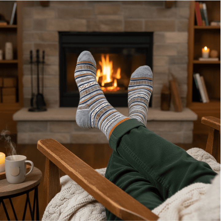 warm-wool-full-length-socks-unisex4-Sockscarving® Multicolor Cushion Full-Length Wool Edition (Pack of 5 | Unisex)-