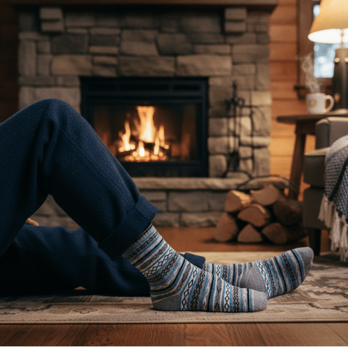 GREY/BLUE- MULTICOLOR WOOLEN EDITION