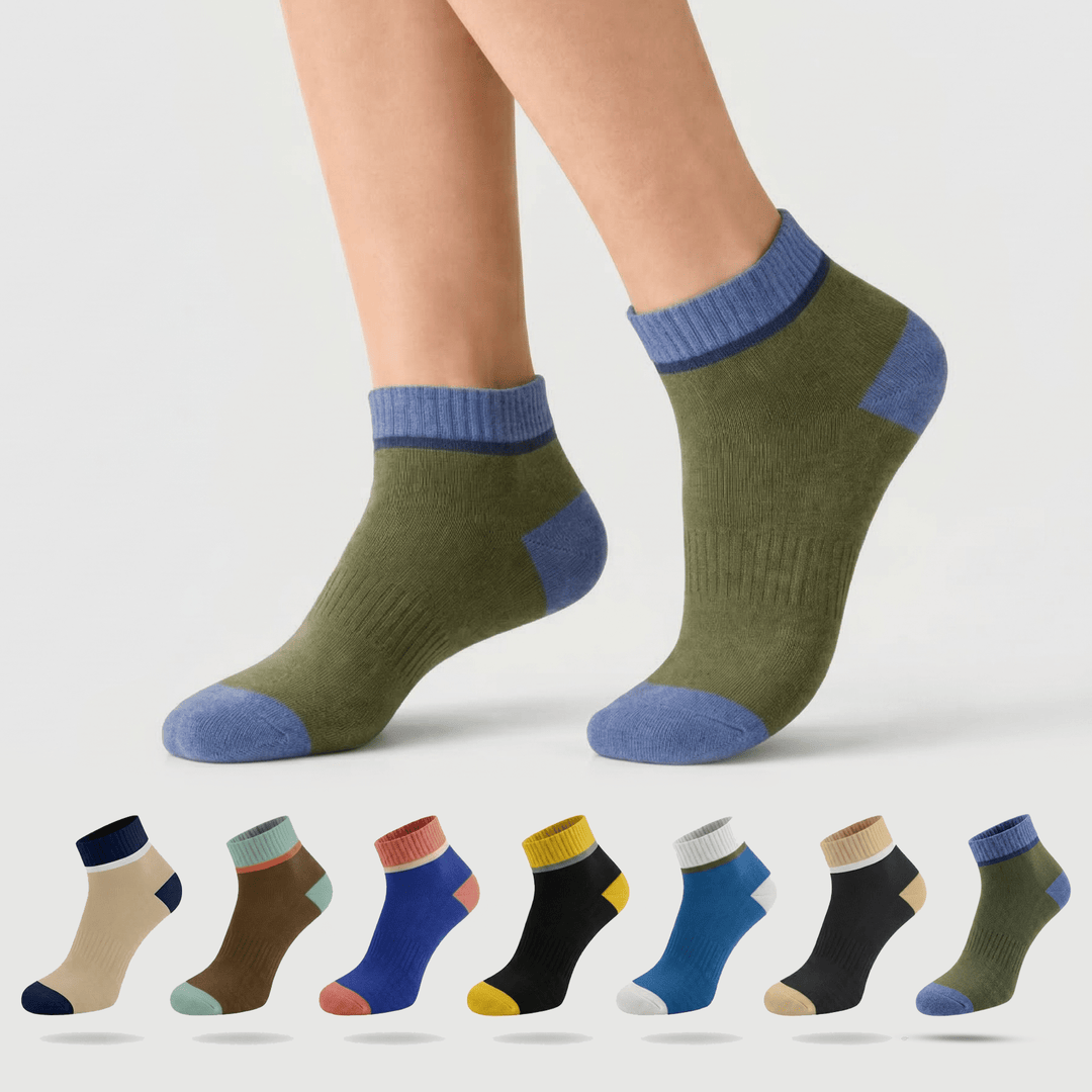 weekly edition low cut ankle cotton socks-Sockscarving® WEEKLY EDITION-