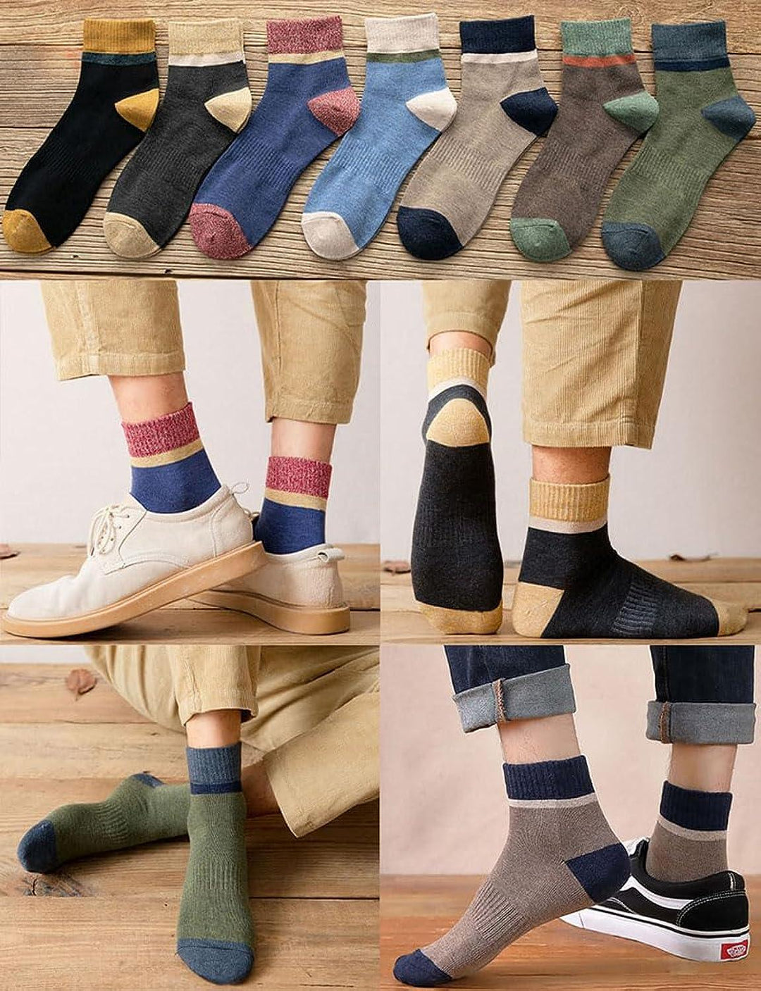 weekly edition low cut ankle cotton socks-Sockscarving® WEEKLY EDITION-